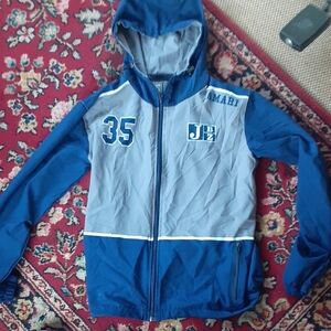 Stylish Blue and Gray Kids Raincoat